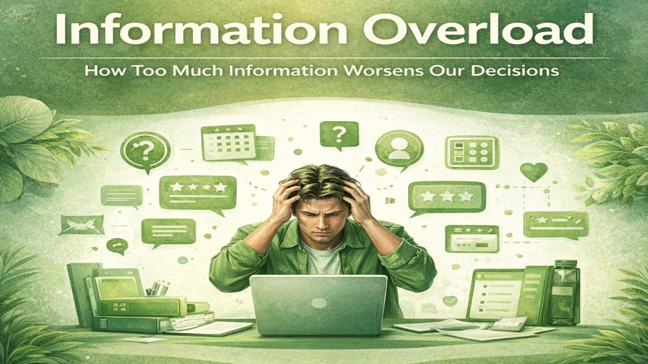 Information Overload: How Too Much Information Worsens Our Decisions